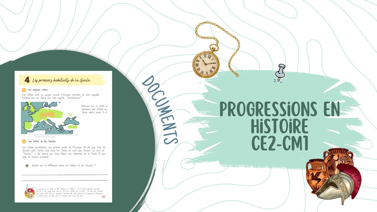 Progressions d&rsquo;Histoire en CE2-CM1