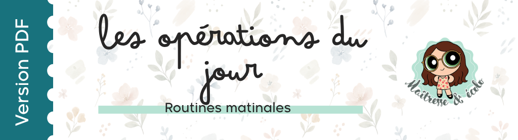 Mes routines matinales 32