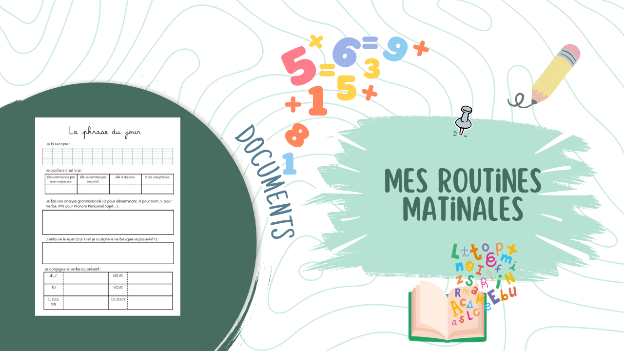 Mes routines matinales