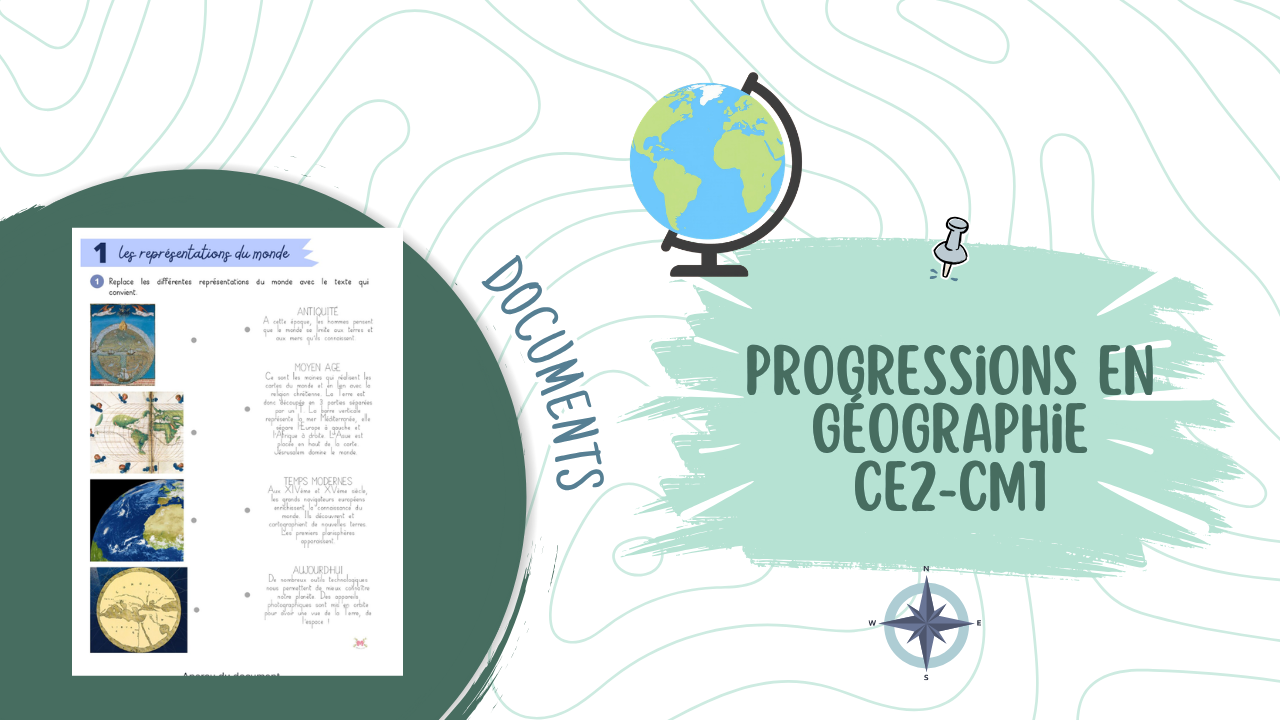 Progressions de Géographie en CE2-CM1